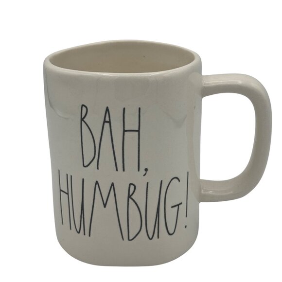 Rae Dunn Bah Humbug Ceramic Mug - Picture 1 of 4